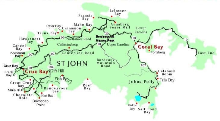 Illustrated Map of St. John